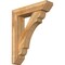 Ekena Millwork Olympic Slat Rough Sawn Bracket w/ Offset Brace, Western Red Cedar, 8"W x 34"D x 42"H BKT0806X34X42OLY06RWR - alternate 1